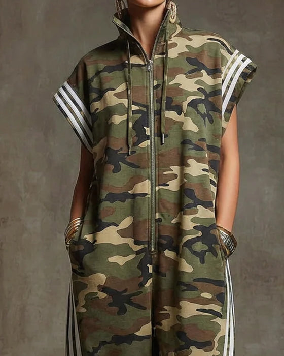 Combinaison Camouflage Rayure Utilitaire