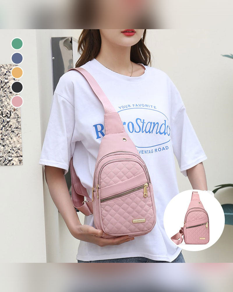 Sac Femme Mode Brodé Matelassé Poitrine