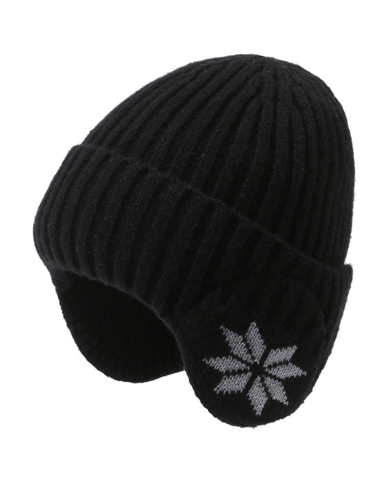 1 pièce Bonnet d’Hiver pour Femme Doublé en Polaire avec Oreilles en Polaire