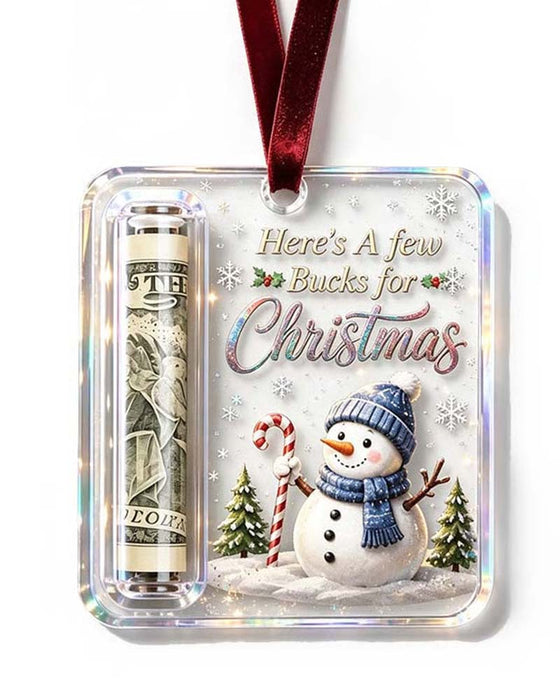 Noël Argent Cadeau Ornement