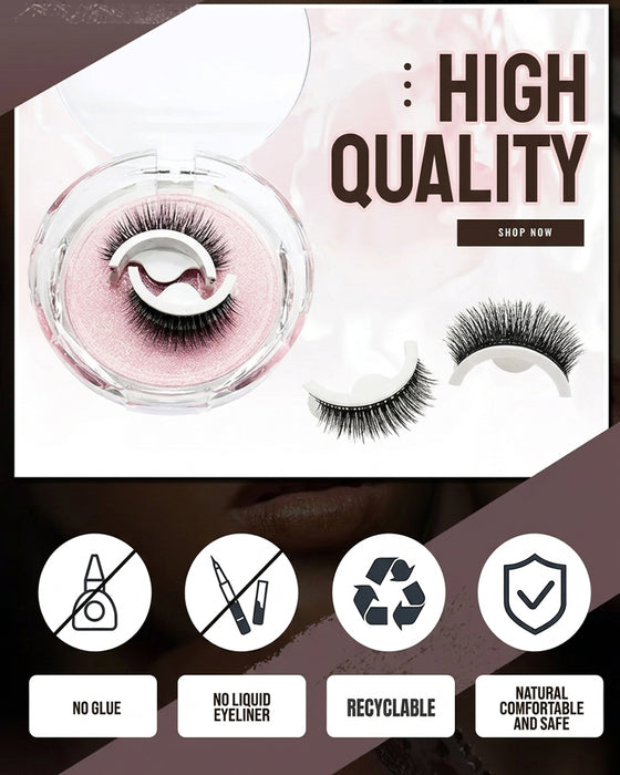 🥳2026 En Promo 🥳💞 Plus De 50.000 Vendus! 👁️✨ Des Faux Cils Auto-Adhésifs Réutilisables – Pas De Colle Nécessaire, Il Suffit De Les Appliquer Et C’est Parti. Boucle Naturelle, Réutilisables Et Faciles À Retirer. Un Véritable Gamechanger Dans La Beauté! 💕🌸