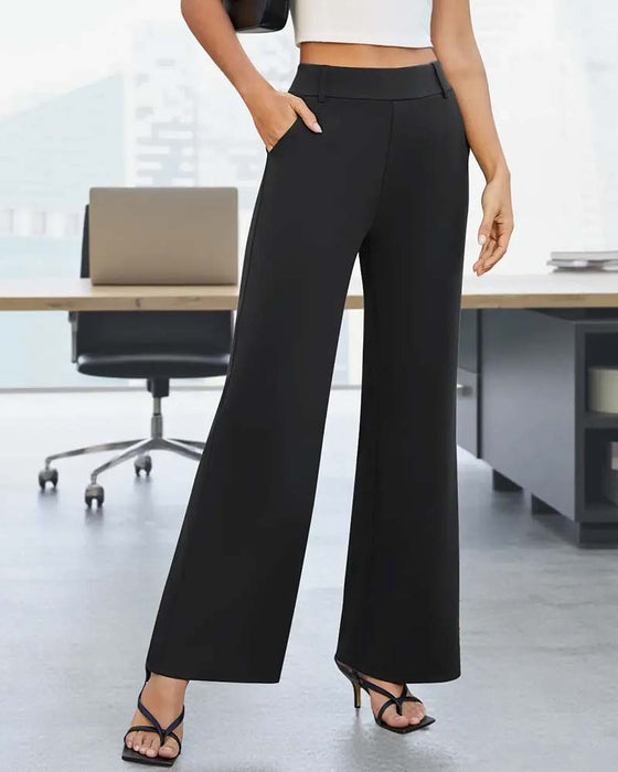 Pantalon Drapé Coupe Costume