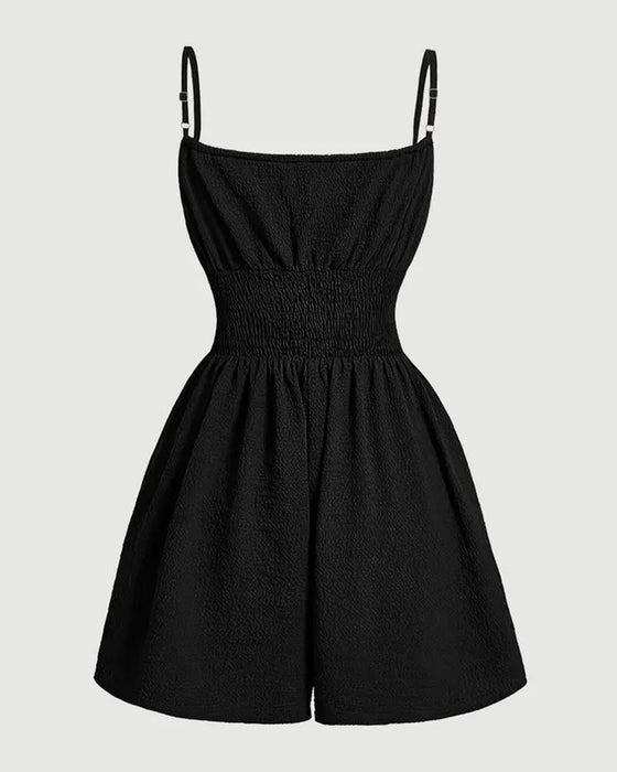 Combinaison Décontractée Plissée Camisole