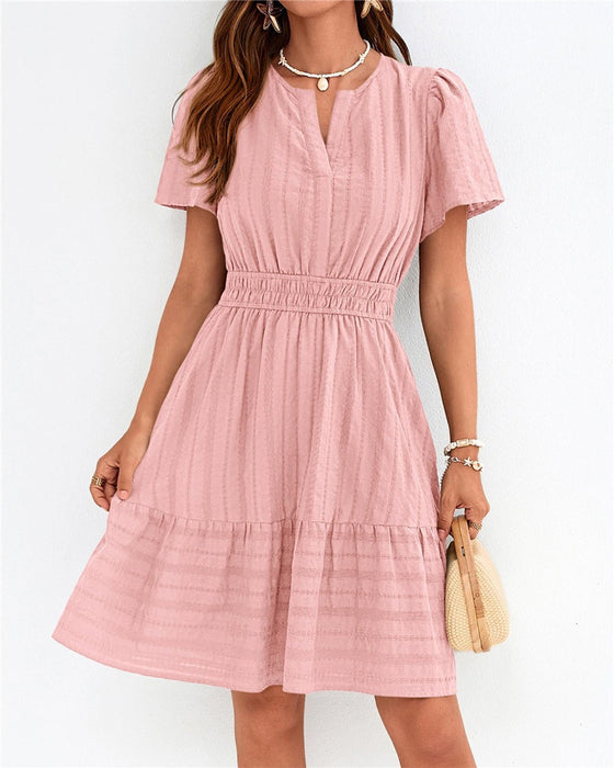 Robe Col V Coupe A