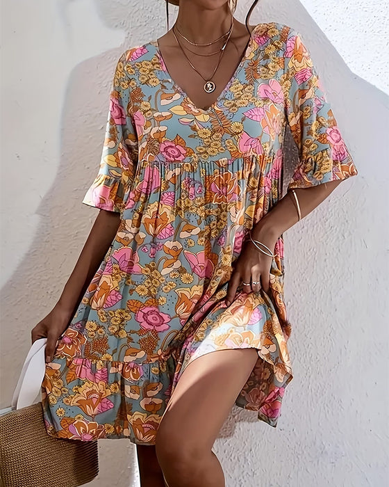 Robe Bohème Floral