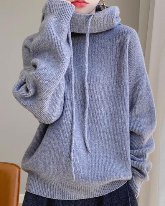 Pull Col Cowl Manches Longues