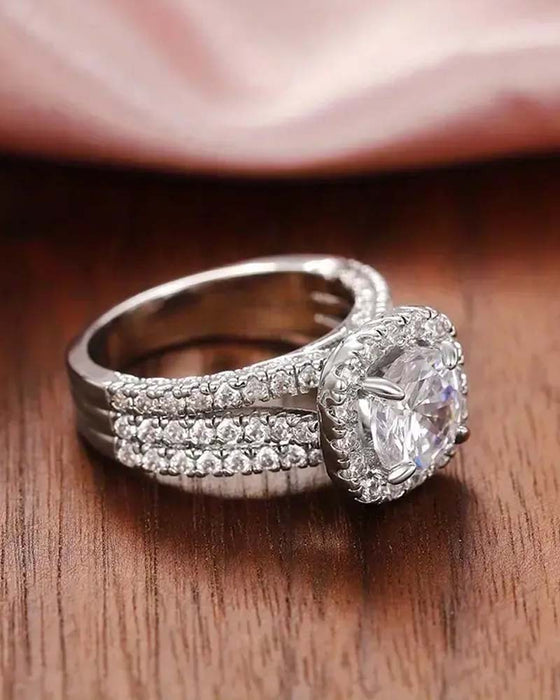JJ CHIC Bague Full Pavé