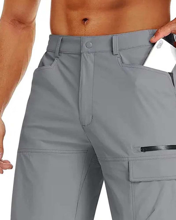 Pantalon Hommes Extérieur Poche Cargo Décontracté