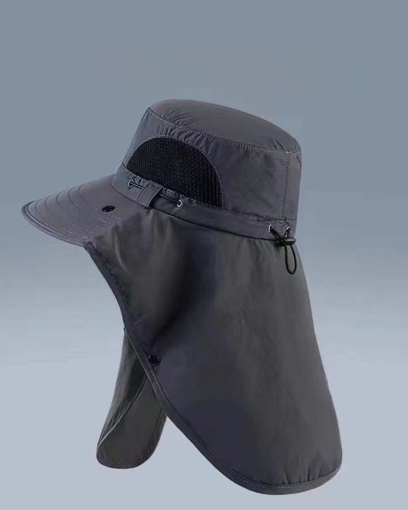 Chapeau Couvre-Visage Soleil Protection Seau