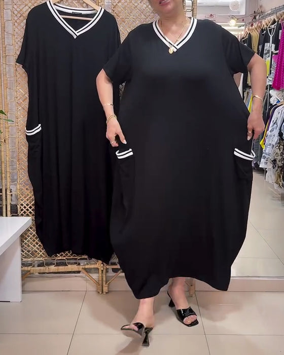 Robe Décontractée Ample Coupe Droite