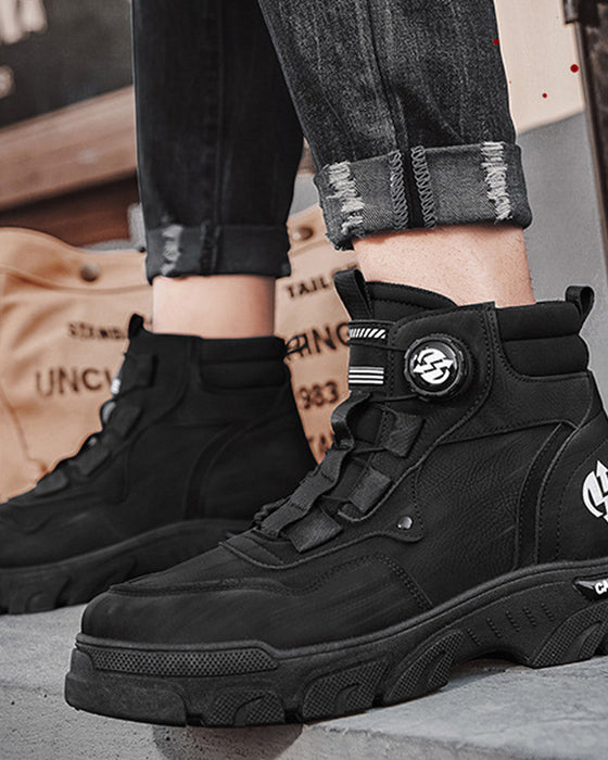 Chaussures Homme Outdoor Boucle Tournante Travail 🔄👞 – Imperméable 💦, Anti-dérapant 🚶‍♂️, Confortable , Respirant 🌬️