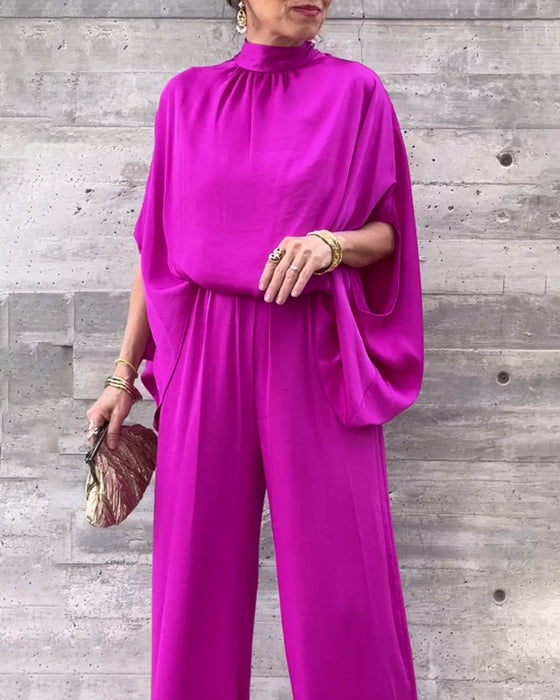 Ensemble de design élégant de couleur unie