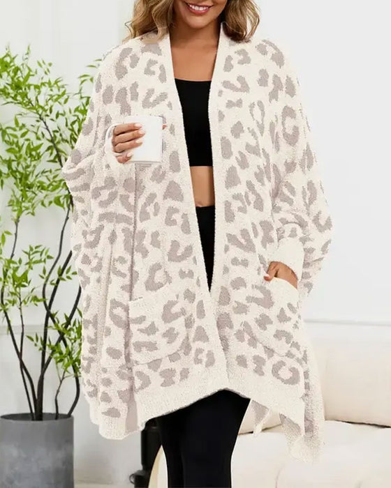 Cardigan Poche Décontracté Manche Longue