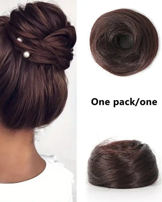 Accessoire Capillaire Chignon Désordonné Synthétique Pour Femmes