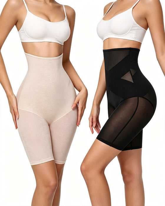 Hose Hohe Taille Kreuz Doppelt Lage Bauch Kontrolle