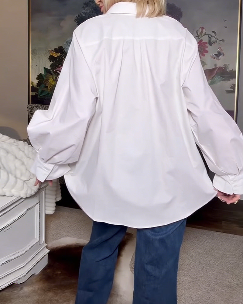 Blouse à Manches Lotus Bureau