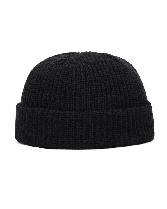 Bonnet Côtelé Tricoté Homme