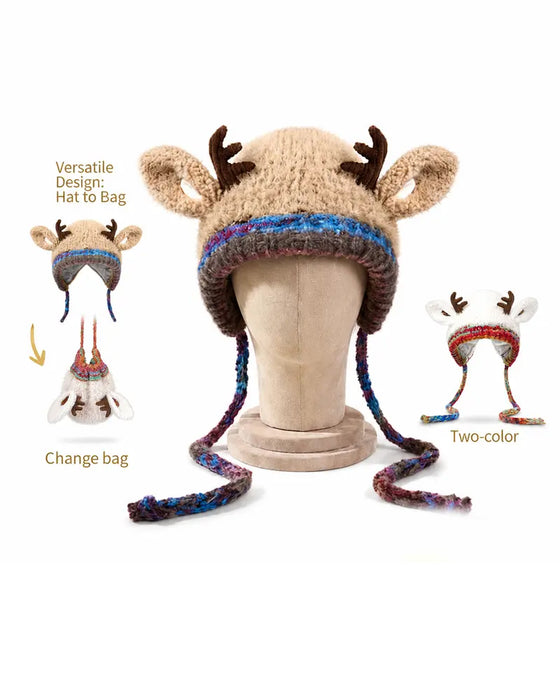Design Original Chapeau De Noël Festif Avec Bois