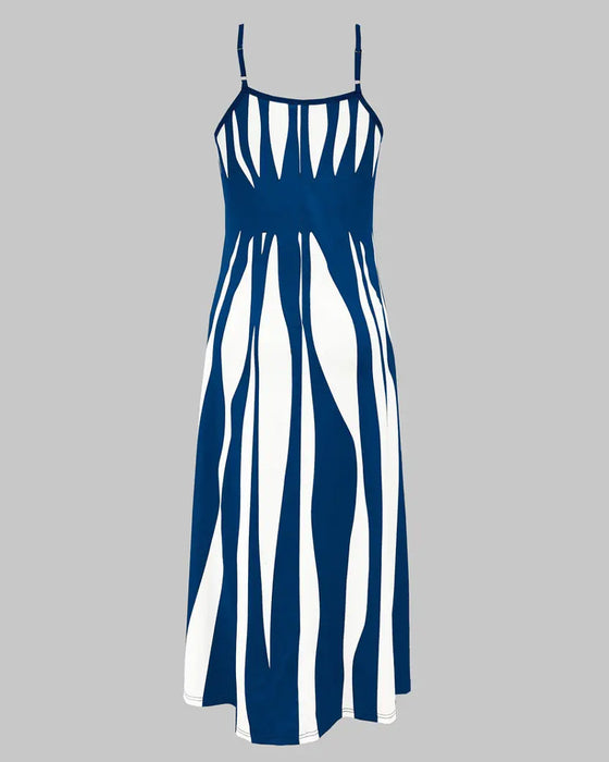 Robe Tempérament Et Tendance Encolure V Bretelles