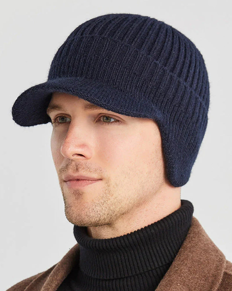 Chapeau Extérieur Équitation Élastique Chaud Protection Oreilles Tricoté