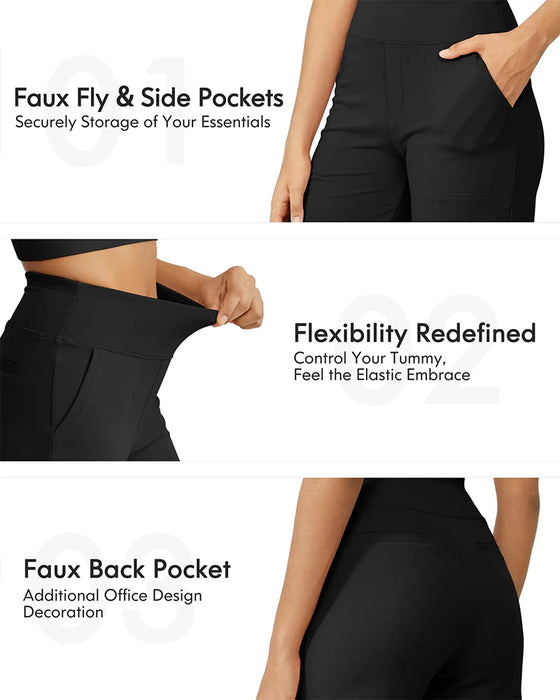 Pantalon Ajusté Décontracté Polyvalent Poche