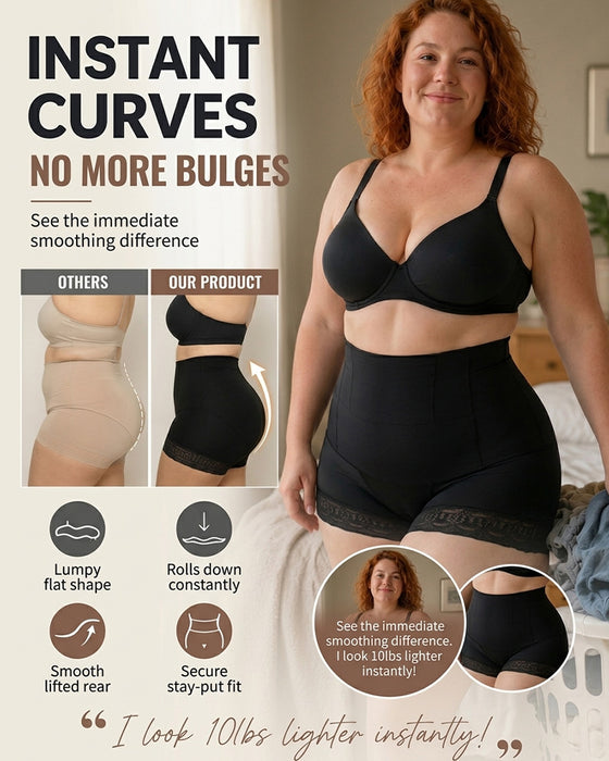 Culotte Gainante Femme Avec Contrôle Du Ventre Croisé