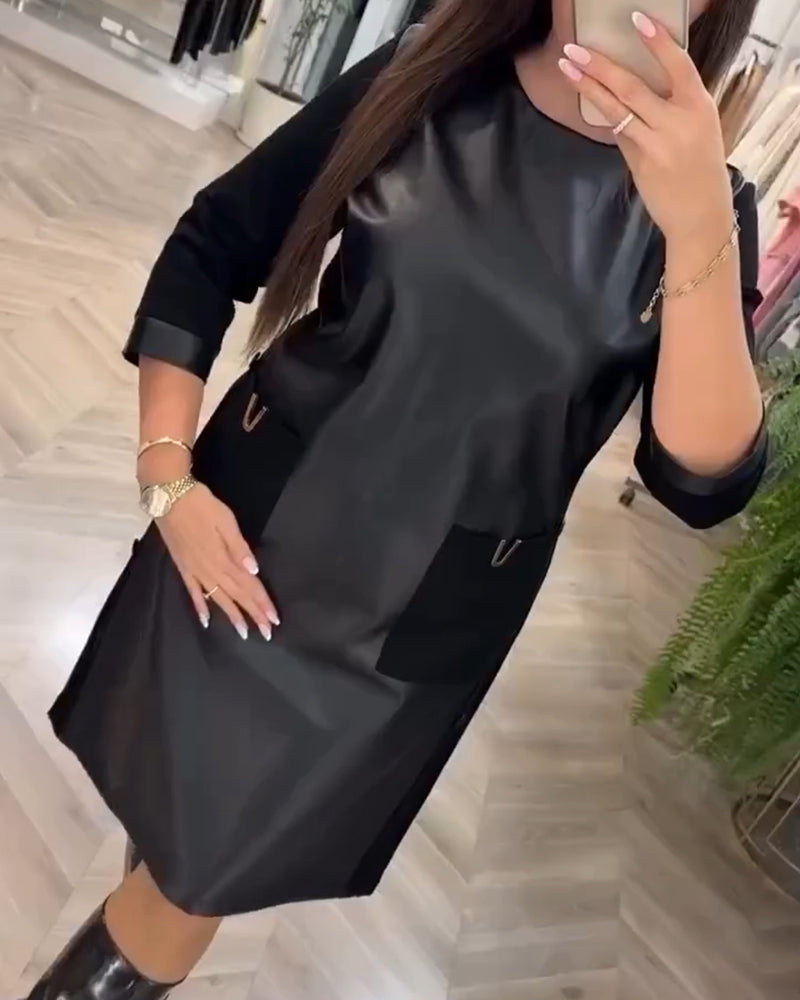 Robe À La Mode Droite