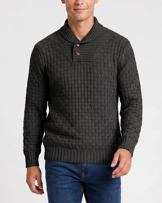 Pull-Over Homme À Carreaux Décontracté
