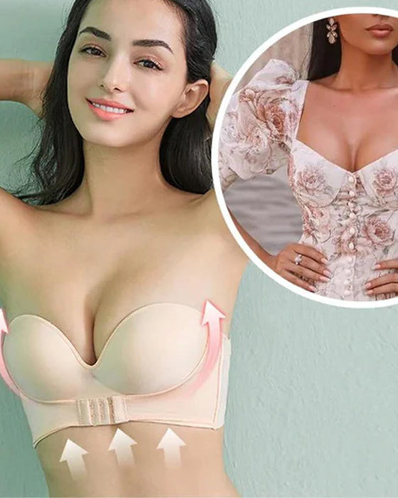 Soutien-gorge sans bretelles avec boucle sur le devant