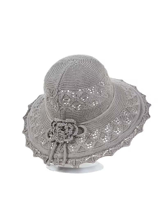 Chapeau Femme Fleur Au Crochet Pêcheur