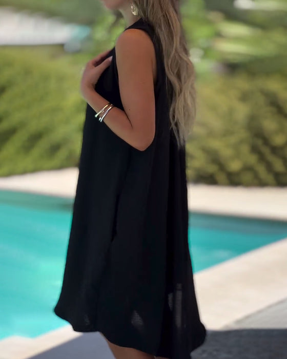 Robe Sans Manches Décontractée