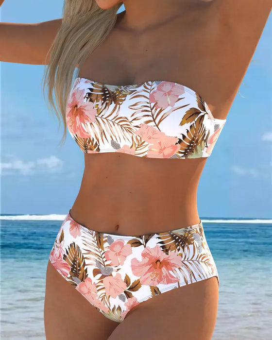 Bikini Bandeau Imprimé