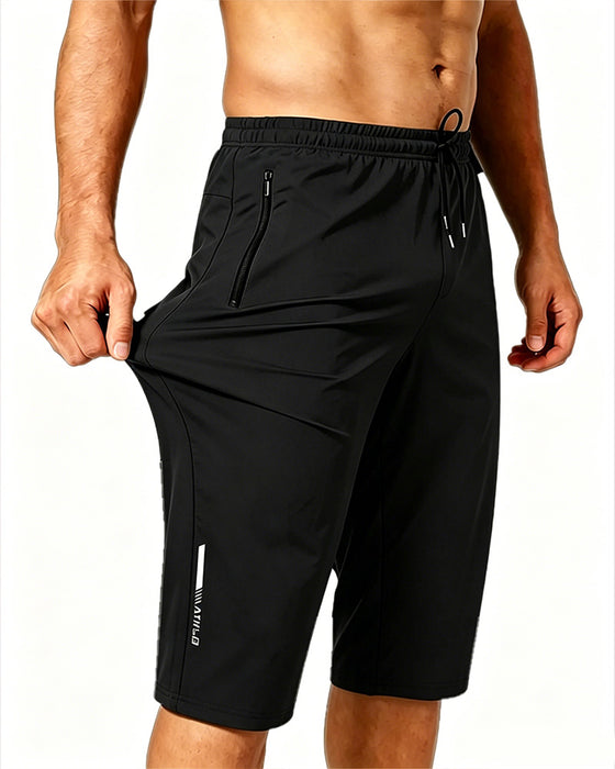 Pantalons Rafraîchissant Élastique Taille Cordons Séchage Rapide Actif
