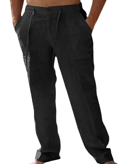 Pantalon Unie Poche Cordon Plage