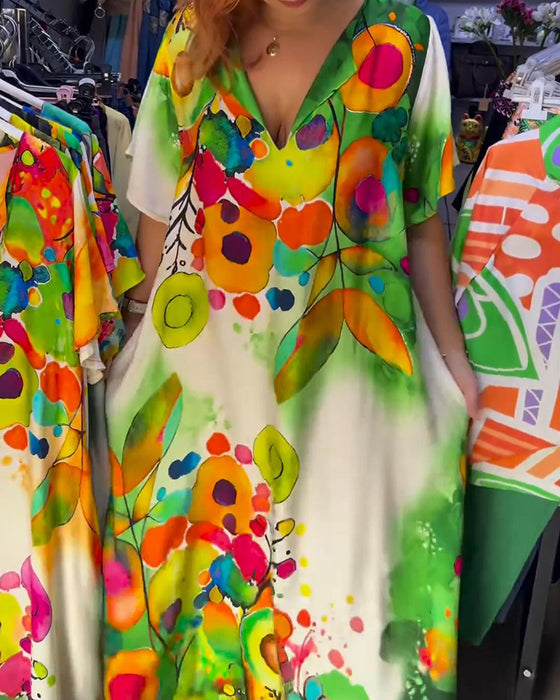 Robe Large Mode Décontracté