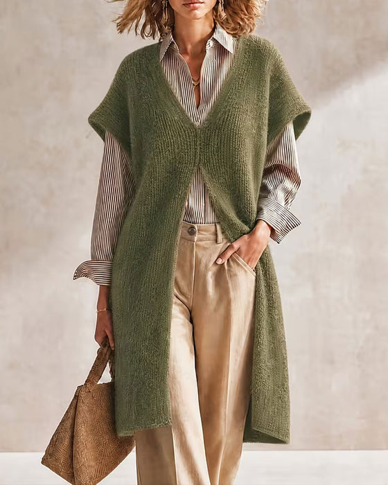Robe Pull Uni Col V
