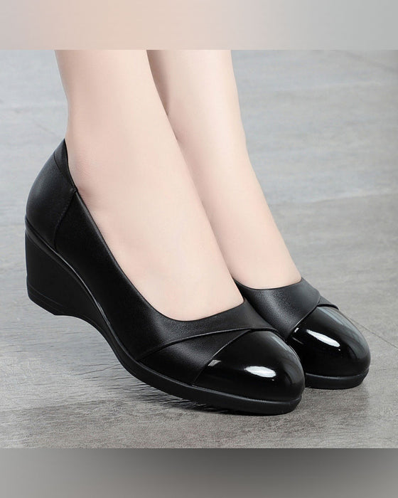 Talons Femme Confortables Compensés Hauts