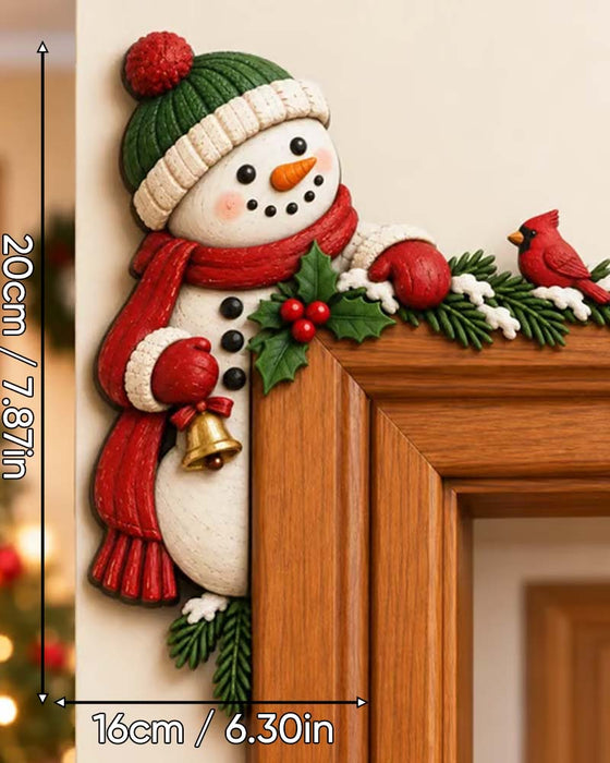 Décoration Noël Cache-Cache Cadre De Porte Coin