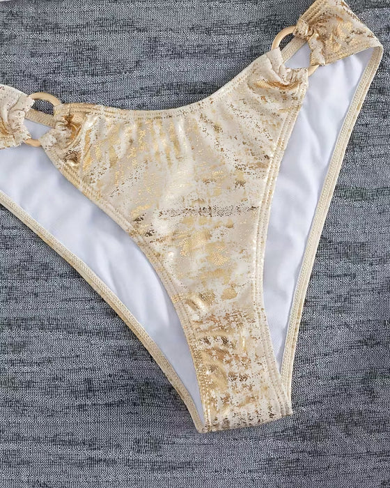Bikini Boucle Métal Design