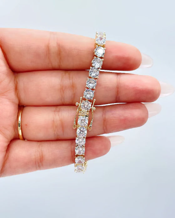 Bracelet Étincelant Moissanite