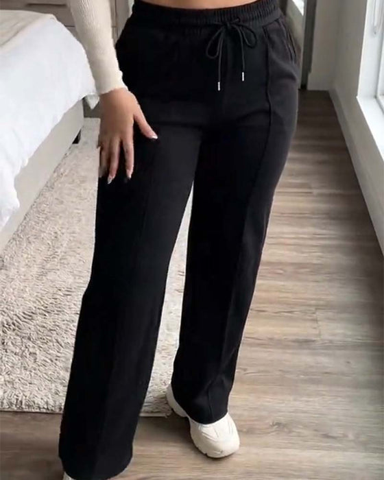Sweatpants Cordon Jambe Droite
