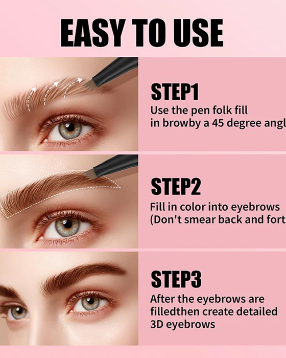 Crayon À Sourcils Liquide À Quatre Griffes