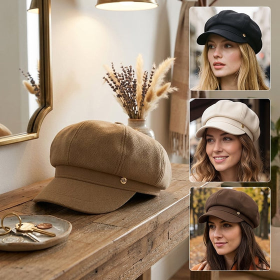 Casquette Newsboy De Style Britannique