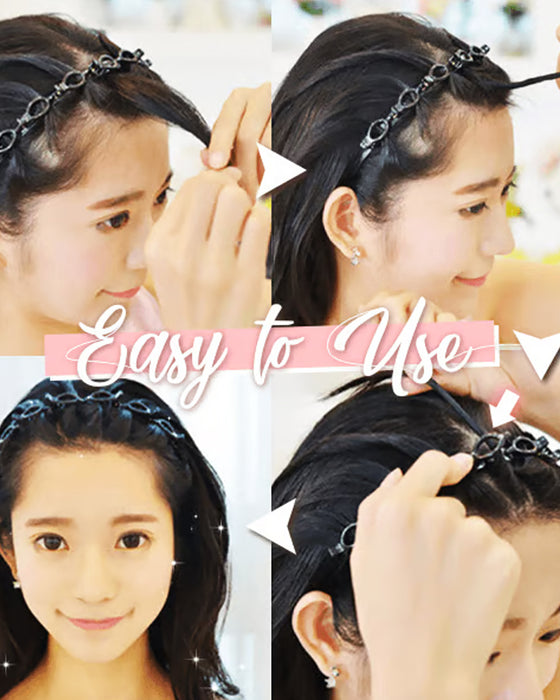 Coiffure Bandeau Avec Pinces