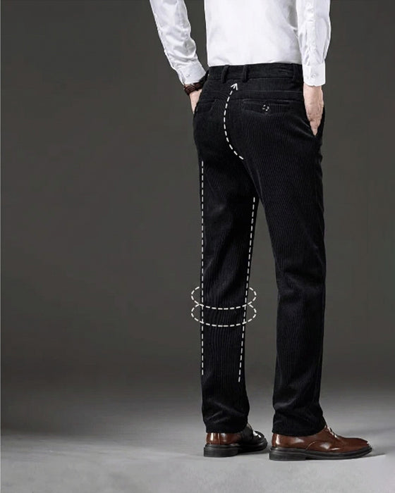 Pantalon Jambe Droite Homme Décontracté