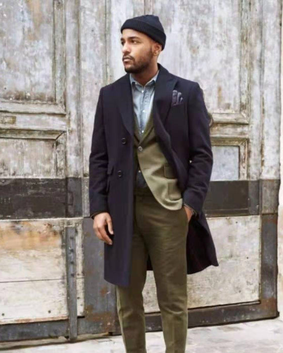 Bonnet Côtelé Tricoté Homme