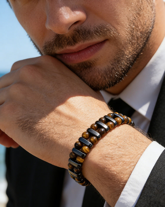 Bracelet En Pierre Naturelle Œil De Tigre