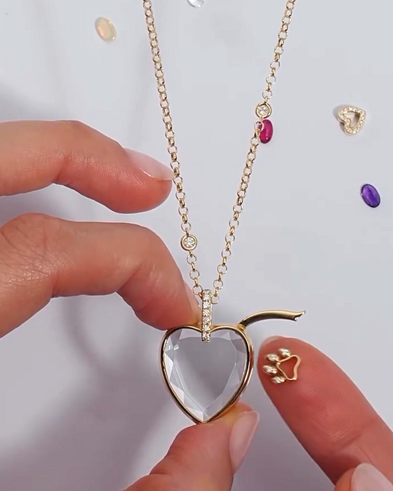 Pendentif Et Collier Boîte Photo Personnalisée