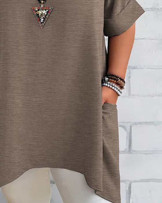 T-Shirt Ample Poche Latérale