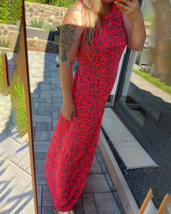 Robe Halter Sans Manches Ajustée